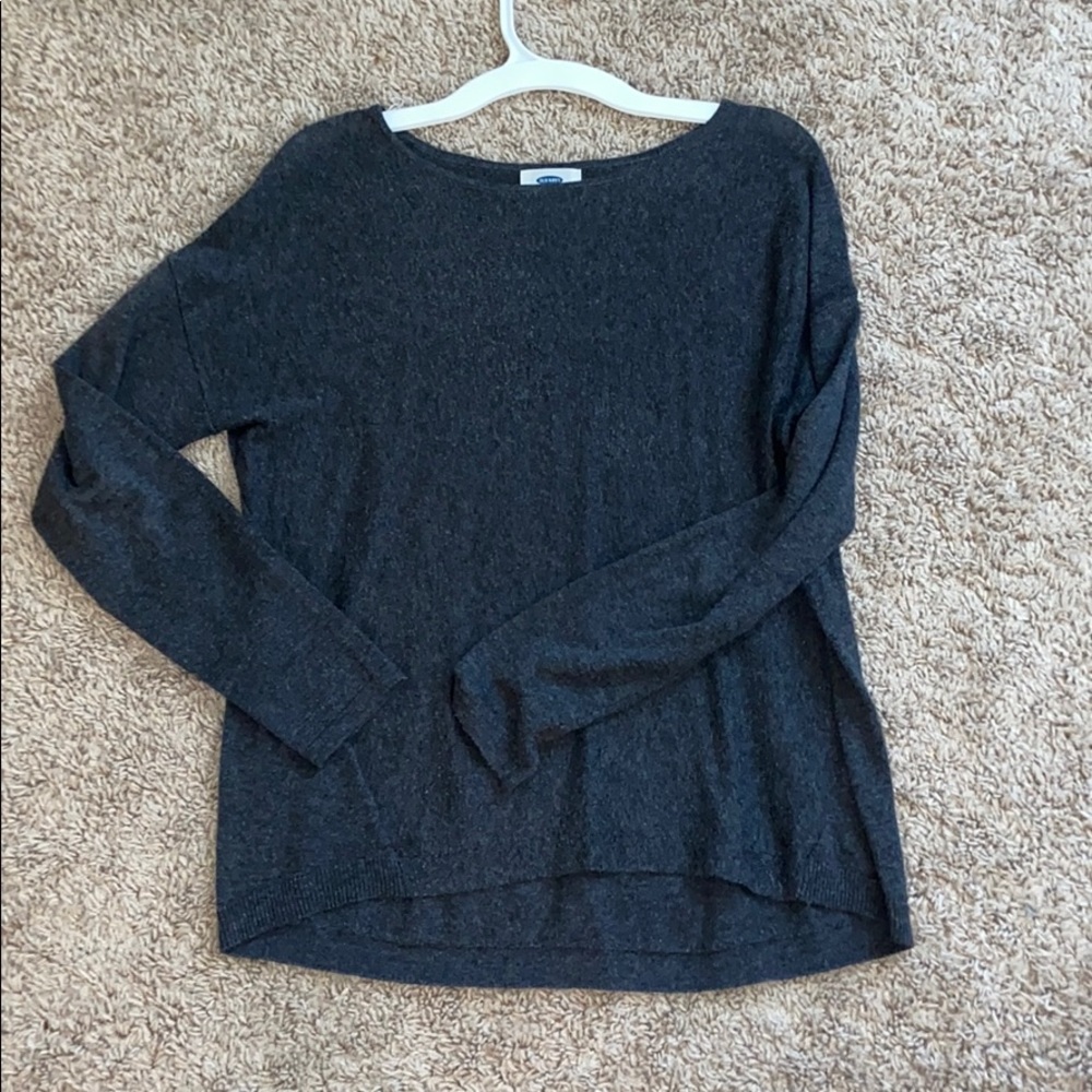 simple soft grey sweater